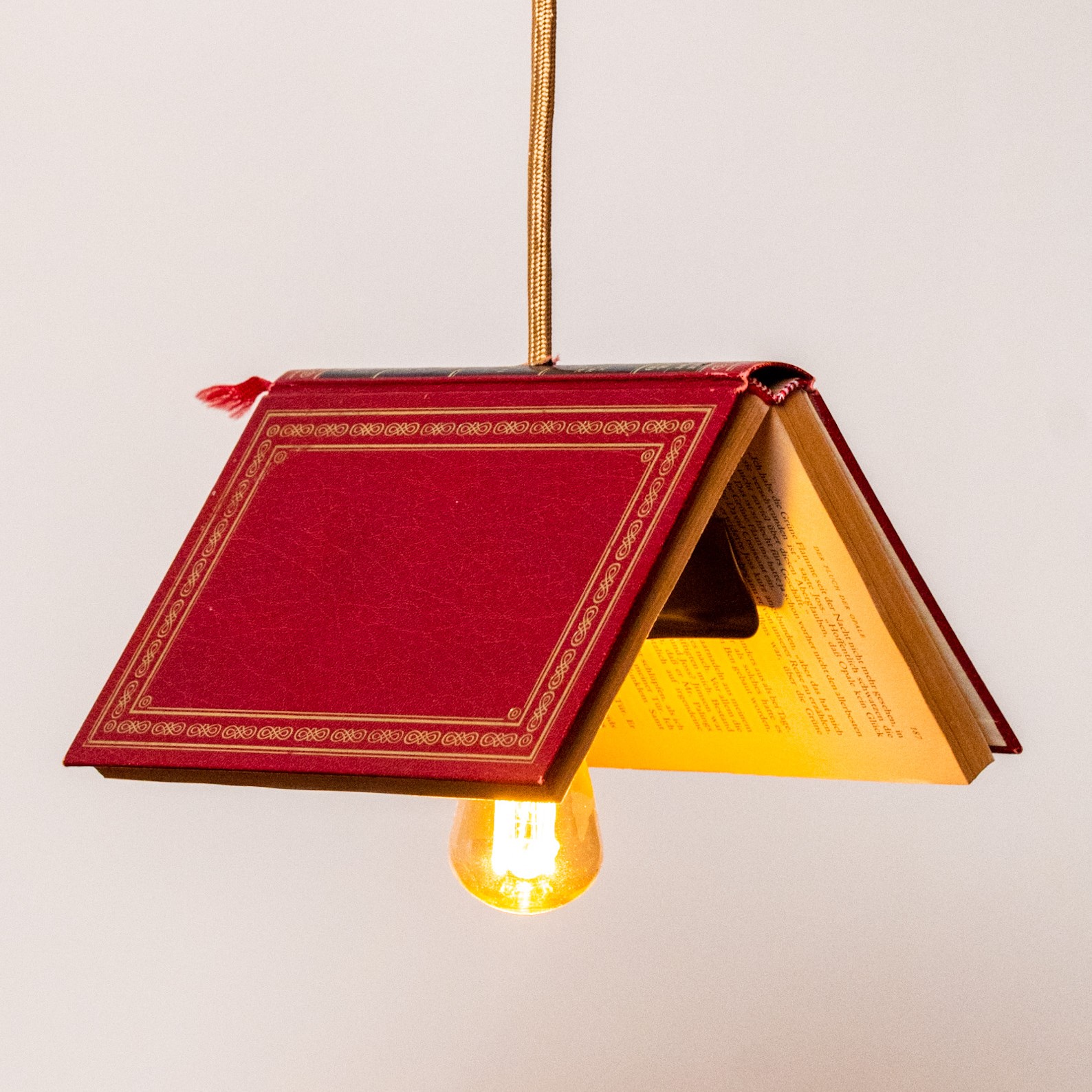 Pendelleuchte "Bücherwurm"